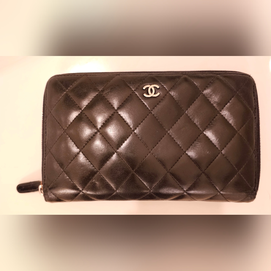 Chanel Oversized Lambskin Organizer Wallet